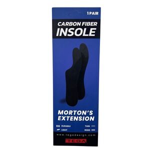 NEW TEGA Morton's Extension Orthotic Carbon Fiber Rigid Insole 1 Pair W8/M7 NEW